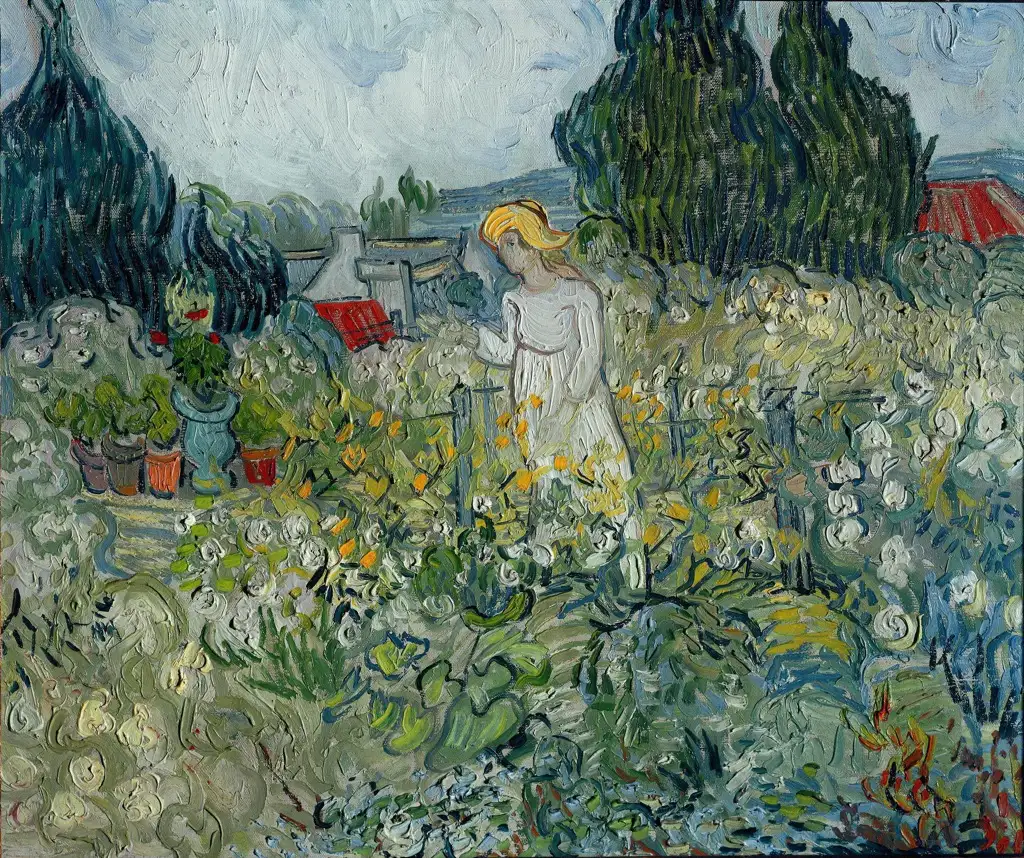 Marguerite Gachet in the Garden Van Gogh