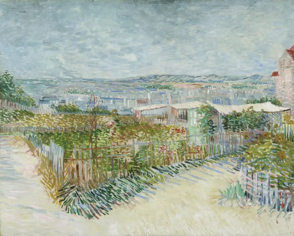 Montmartre behind the Moulin de la Galette July 1887 Van Gogh