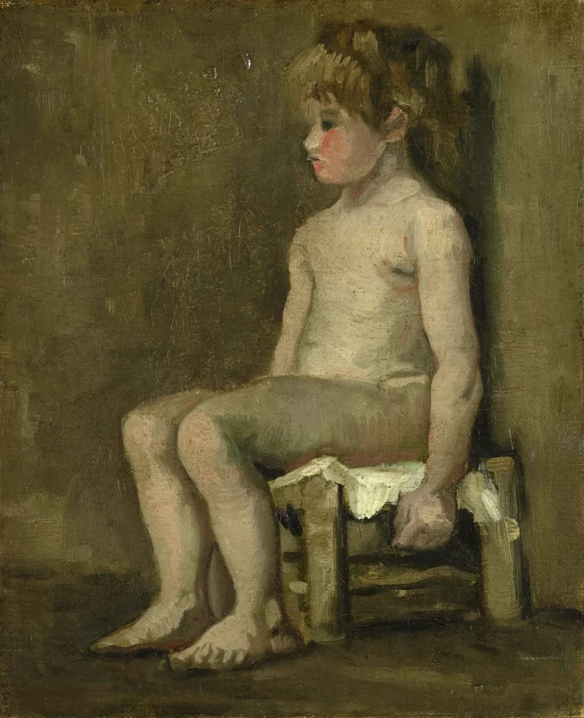 Nude Girl Seated Van Gogh