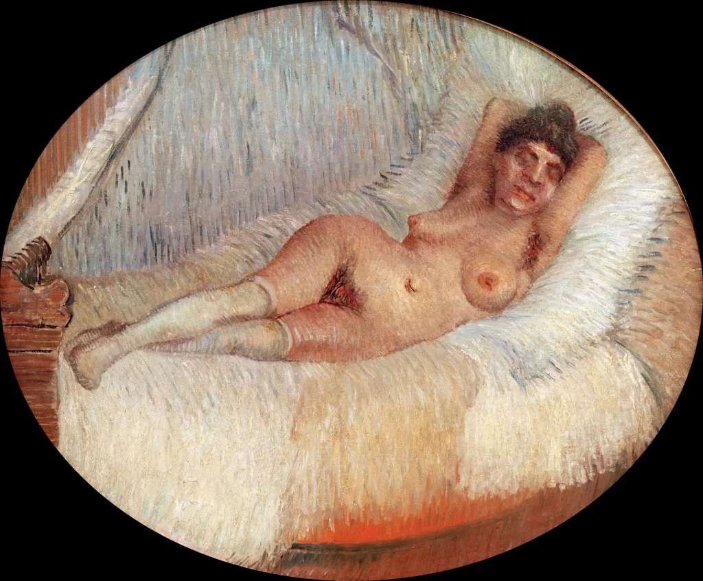 Nude Woman on a Bed Van Gogh
