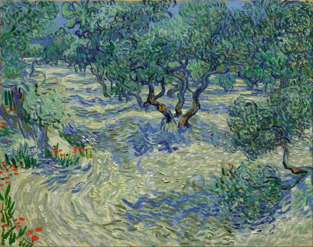 Olive Orchard 1889 Van Gogh