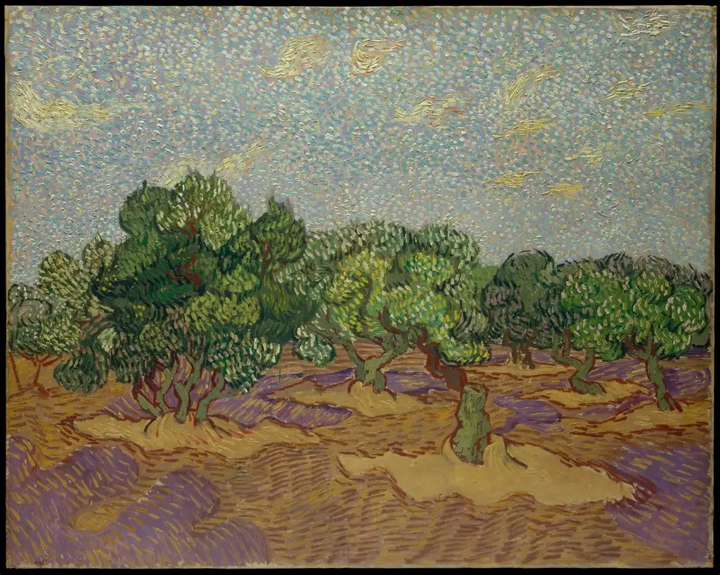 Olive Trees1889 Van Gogh