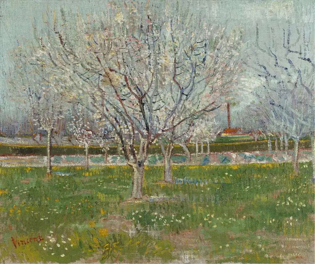 Orchard in Blossom Plum Trees 1888 Van Gogh
