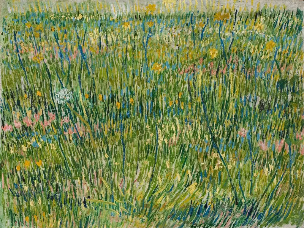 Patch of grass 1887 Van Gogh
