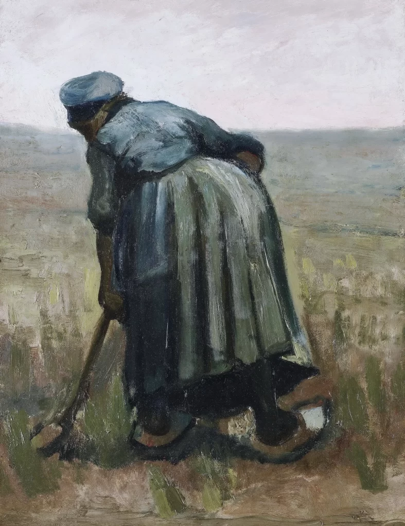 Peasant Woman Digging Van Gogh