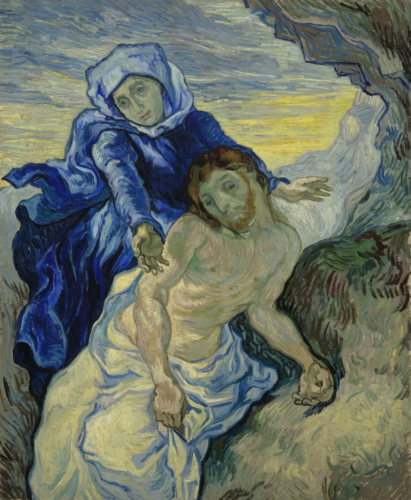 Pieta after Delacroix Van Gogh