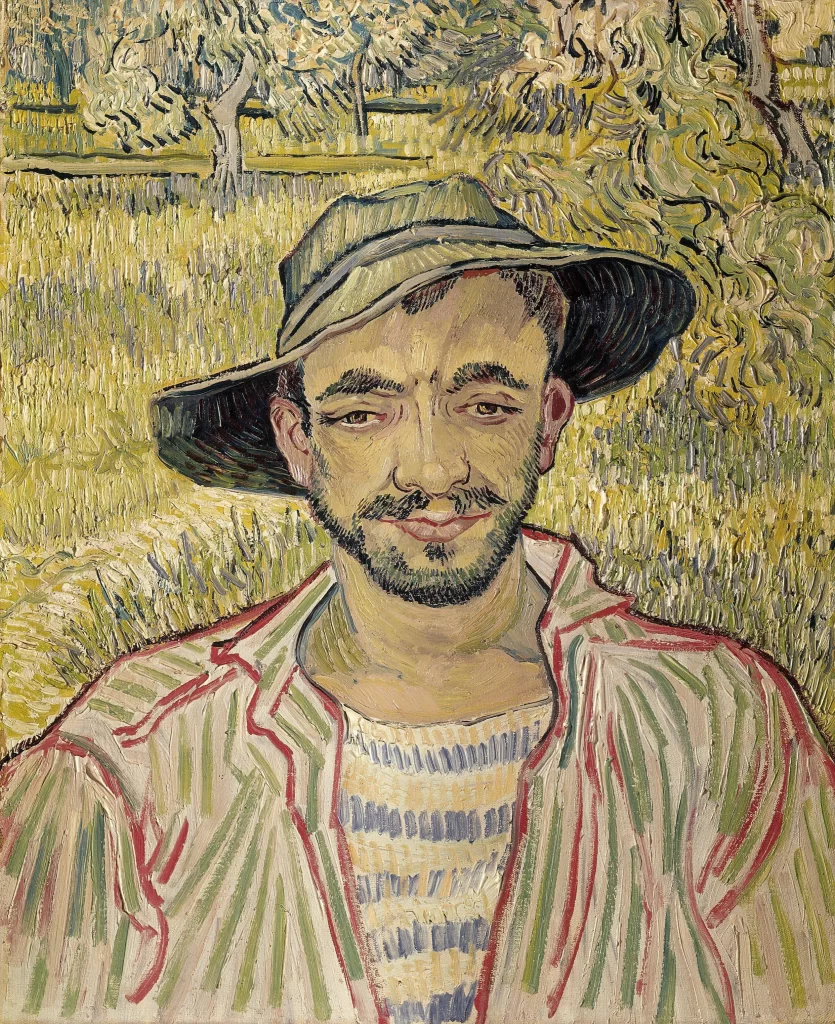 Portrait of a Young Peasant Van Gogh