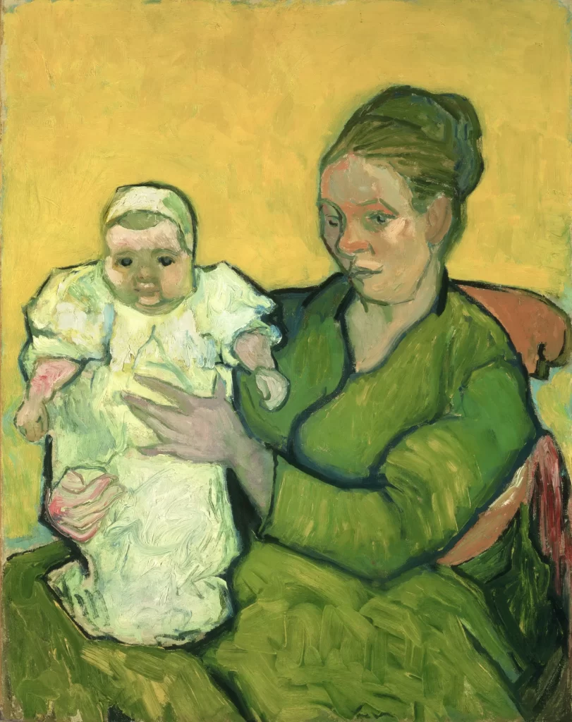 Portrait of Madame Augustine Roulin and Baby Marcelle Van Gogh