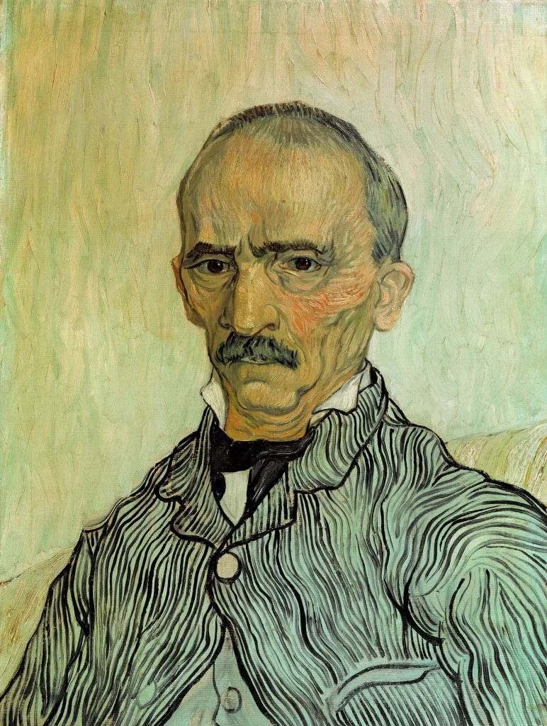 Portrait of Trabuc an Attendant at Saint-Paul Hospital Van Gogh