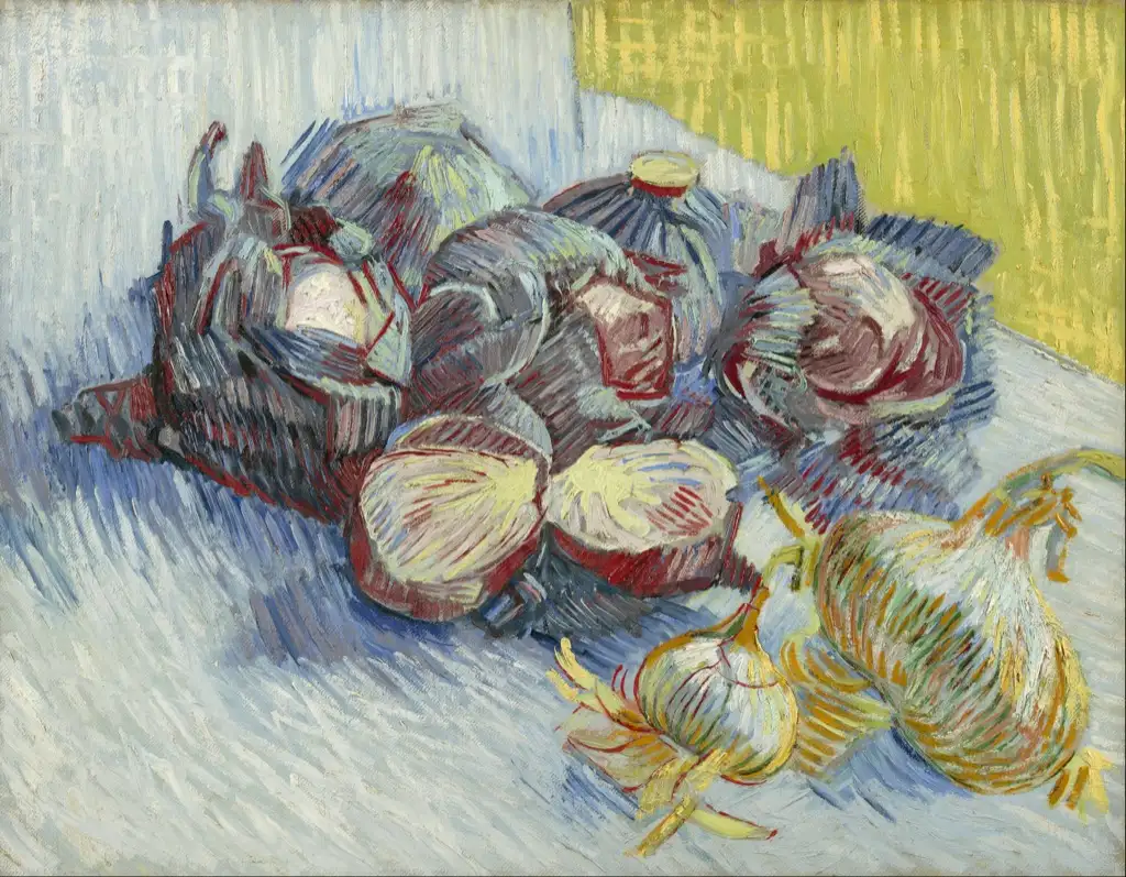 Red cabbages and onions October 1887 November 1887 Van Gogh