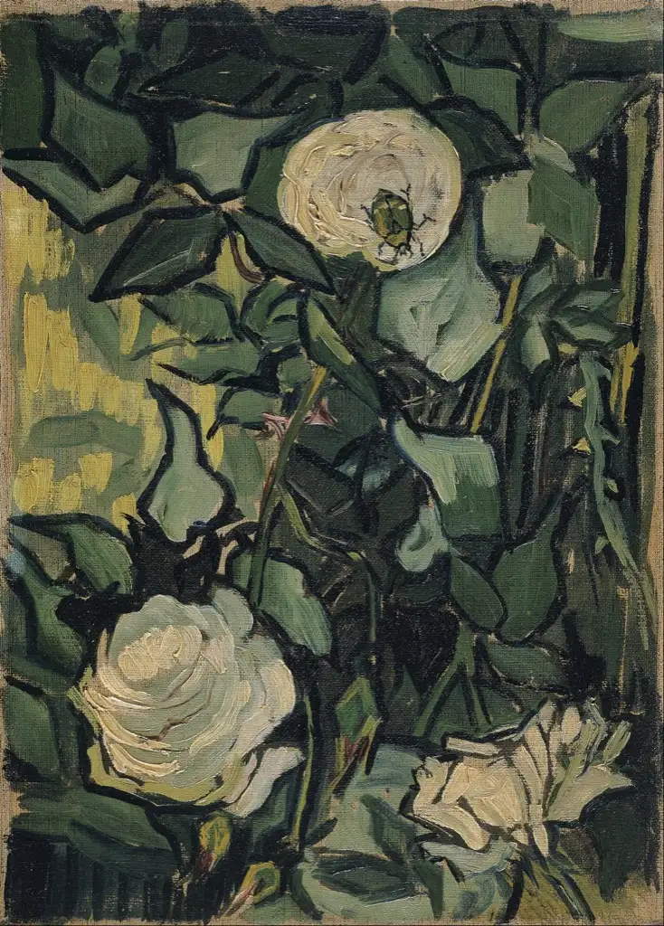 Roses April 1890 May 1890 Van Gogh