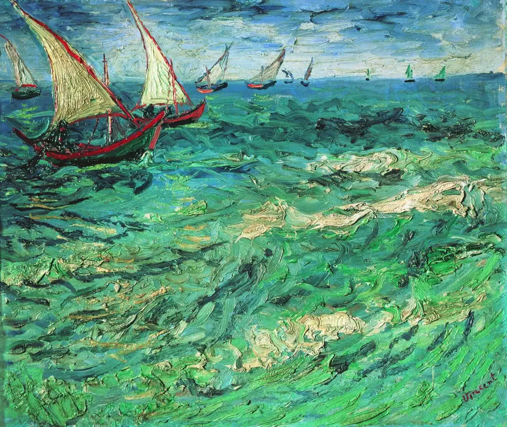 Sailing boats Van Gogh