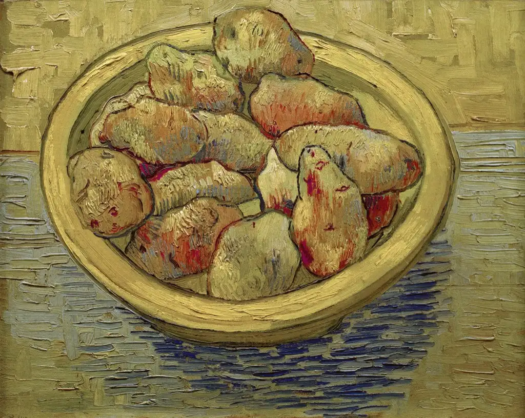 Still Life Potatoes in a Yellow Dish Van Gogh