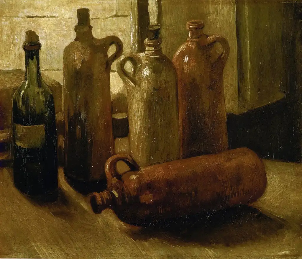 Still-life with Bottles Van Gogh