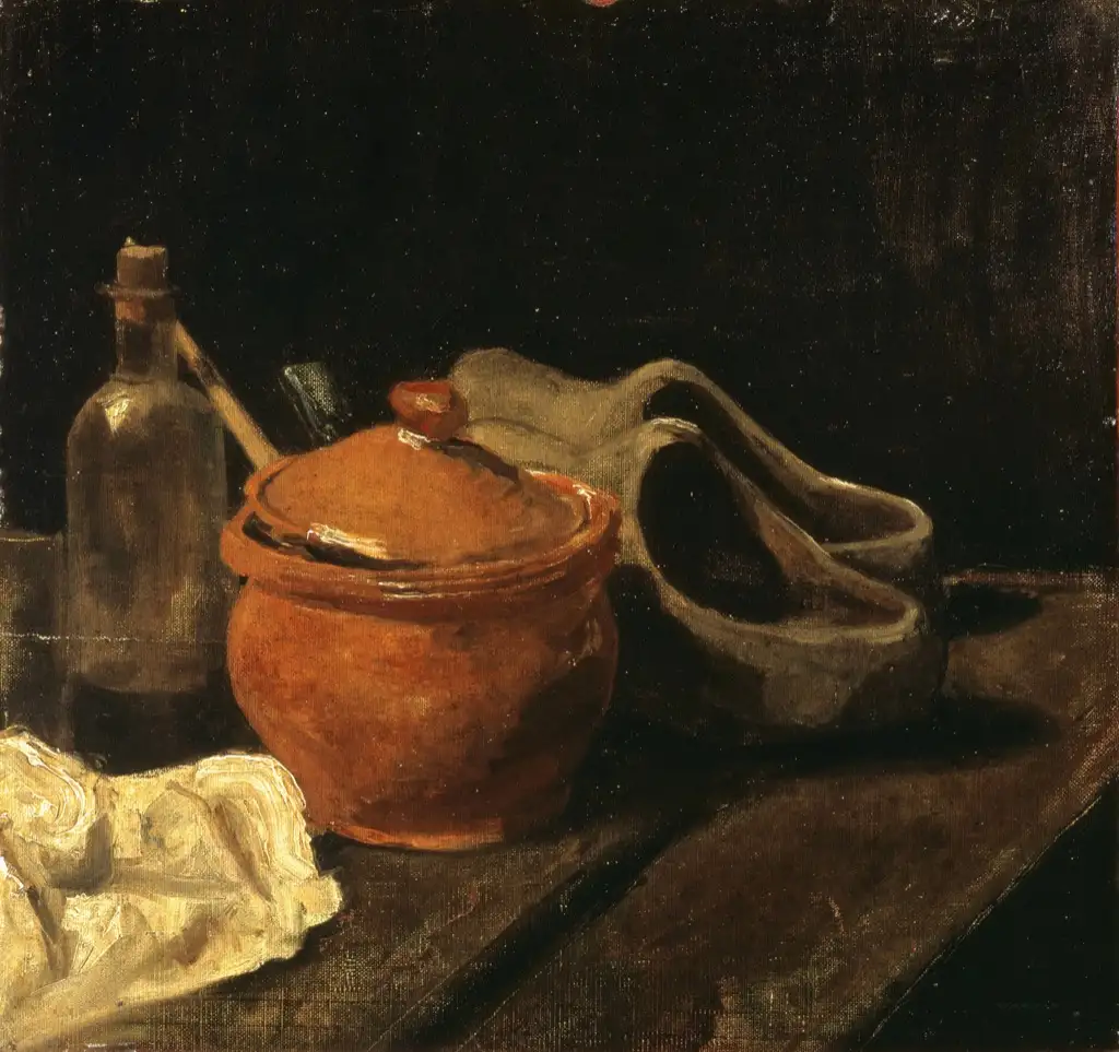 Still life with clogs Van Gogh