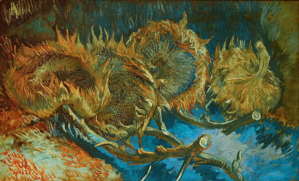 Still Life with Four Sunflowers Van Gogh