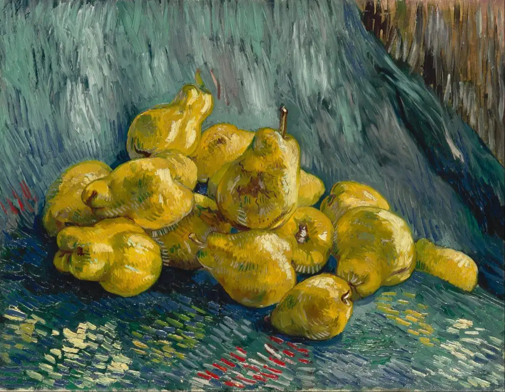 Still Life with Quinces 1888 1889 Van Gogh