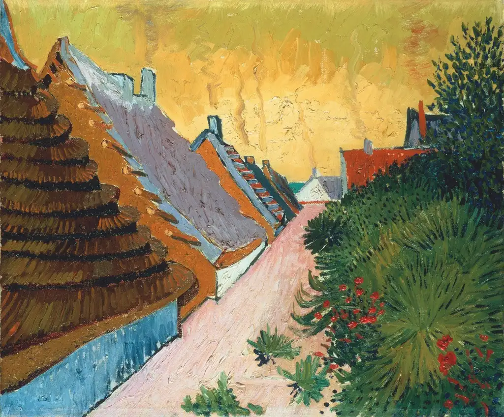 Street in Saintes-Maries Van Gogh