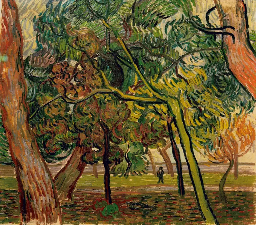 Study of Pine Trees Van Gogh