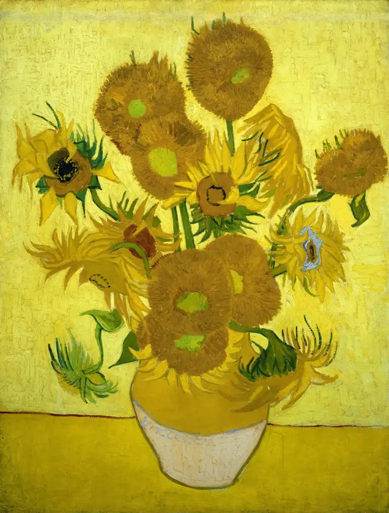 Sunflowers January 1889 Van Gogh