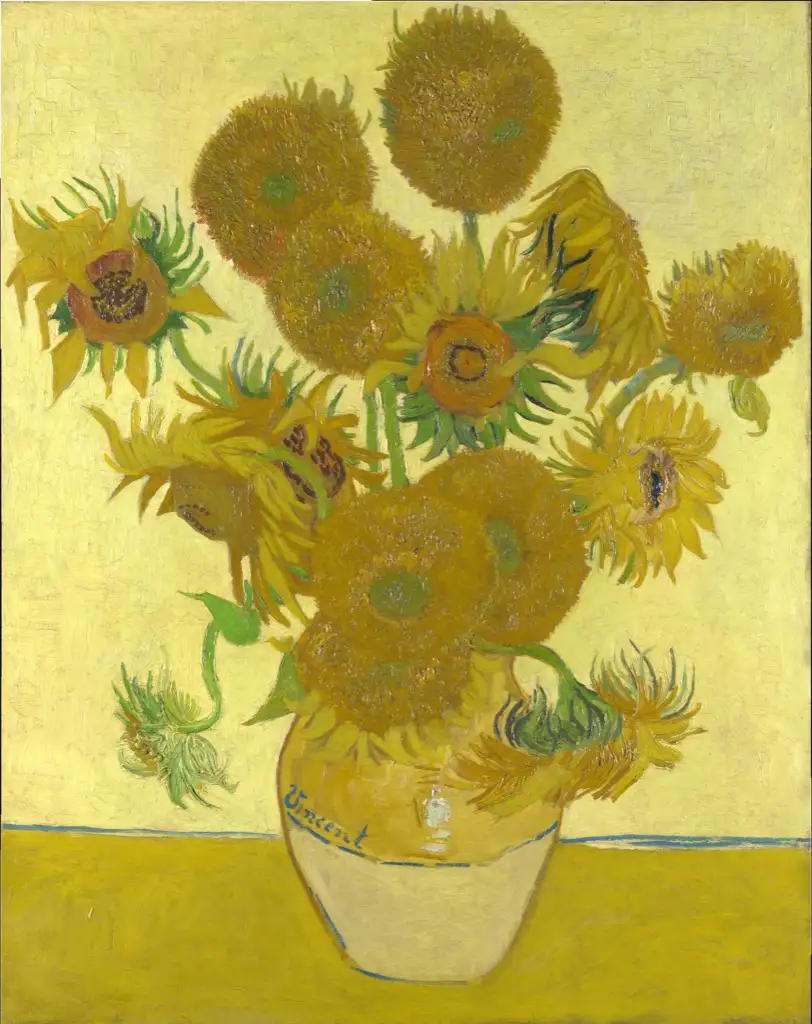 sunflowers Van Gogh