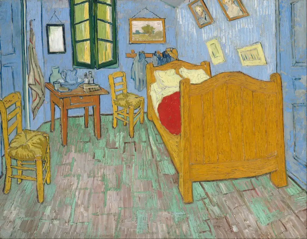 The Bedroom 1889 Van Gogh