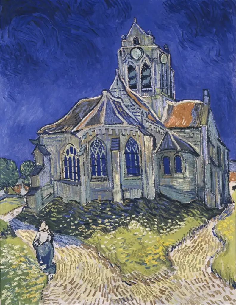 The Church in Auvers-sur-Oise View from the Chevet 1890 Van Gogh