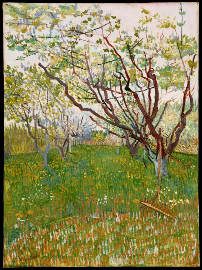 The Flowering Orchard1888 Van Gogh