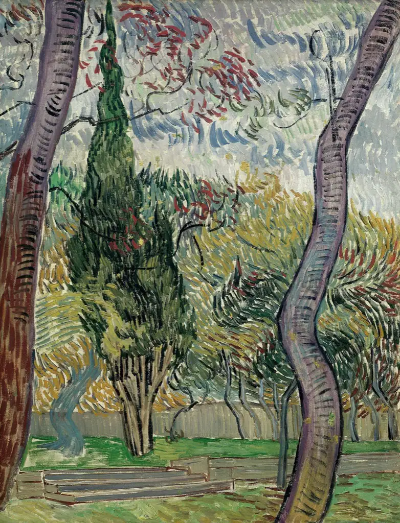 The Garden of Saint-Paul Hospital Van Gogh