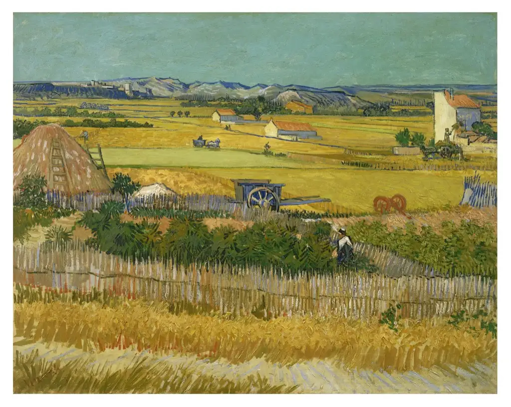 The harvest June 1888 Van Gogh
