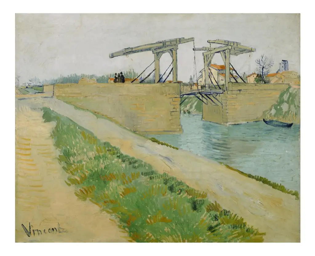 The Langlois bridge March 1888 Van Gogh