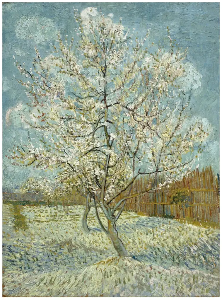 The Pink Peach Tree 1888 Van Gogh