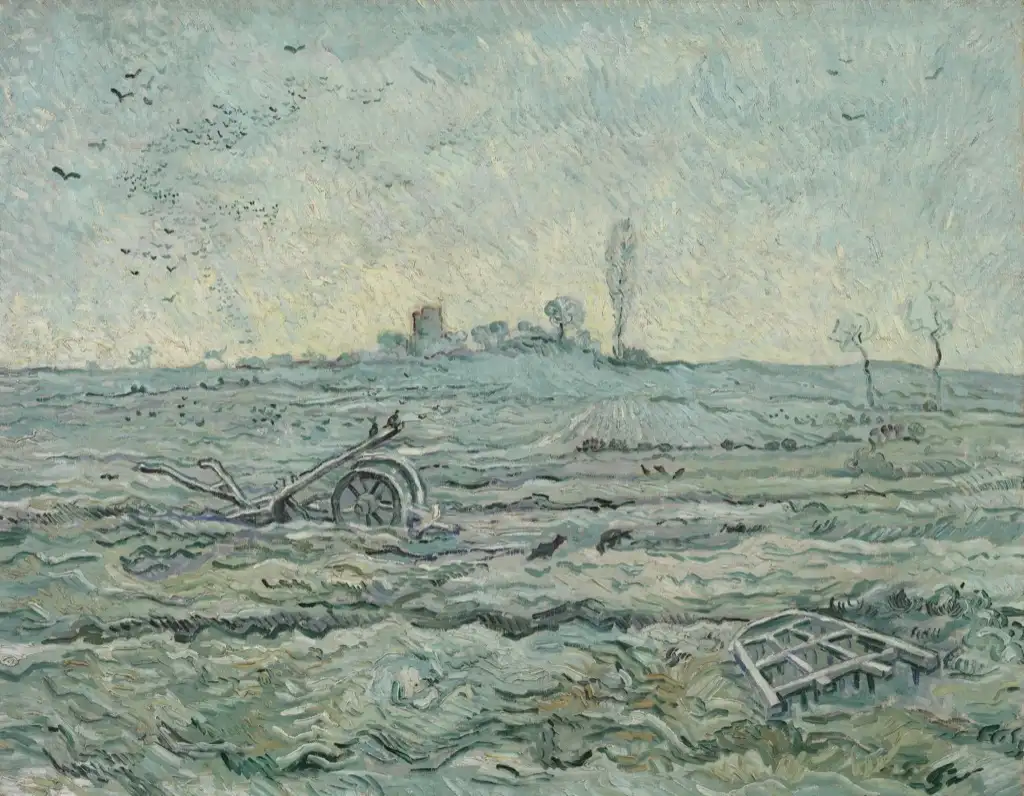 The Plough and the Harrow after Millet Van Gogh