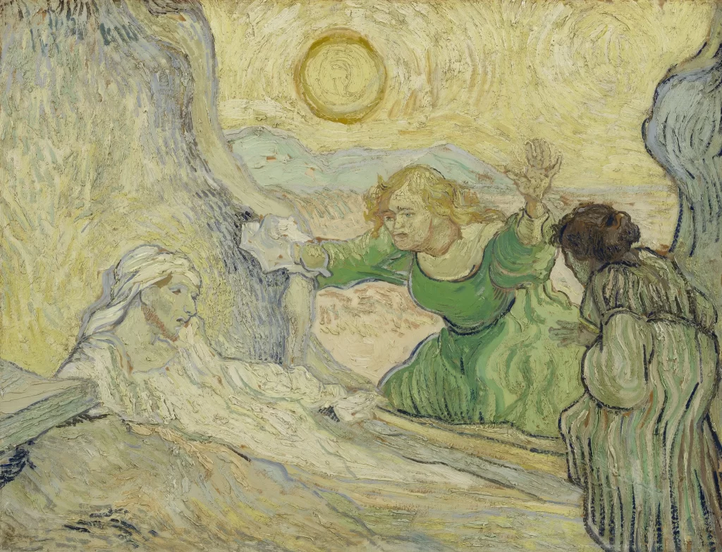 The Raising of Lazarus (after Rembrandt) Van Gogh