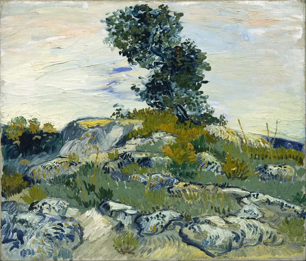The Rocks 1888 Van Gogh