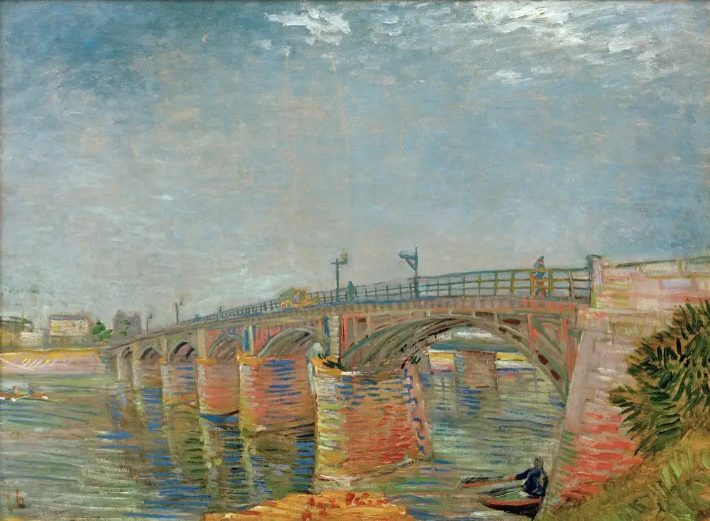 The Seine Bridge at Asnieres Van Gogh