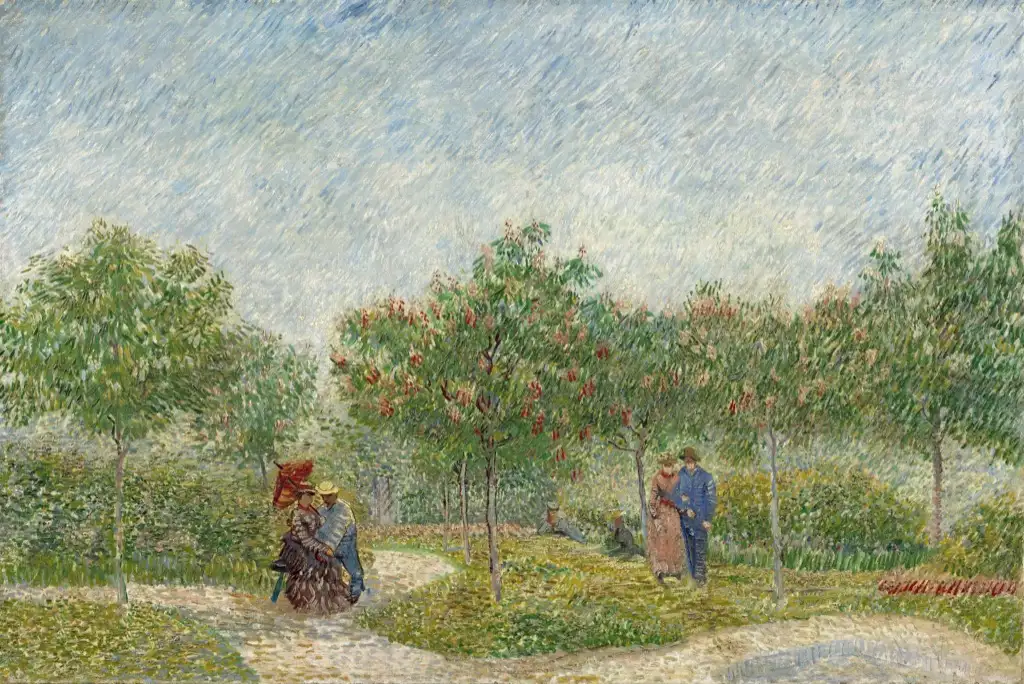 The Voyer dArgenson Park in Asnieres Van Gogh