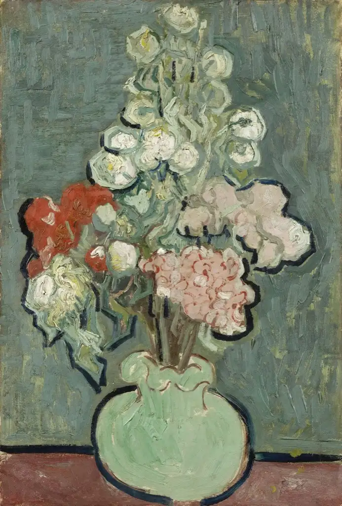 Vase of Flowers Van Gogh