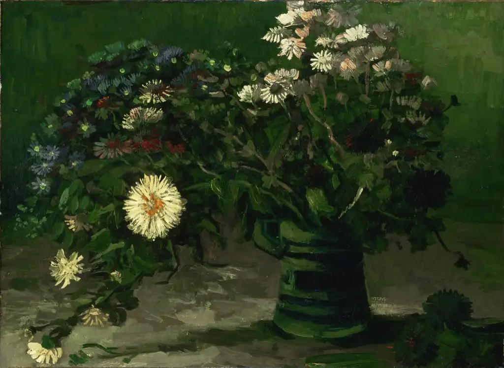 Vase with Daisies Van Gogh
