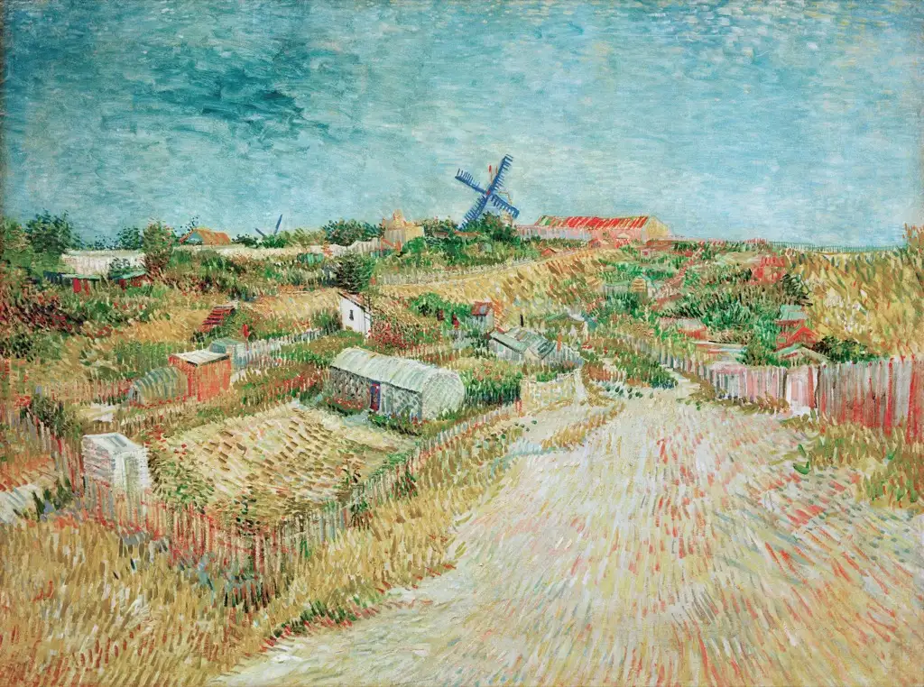 Vegetable Gardens in Montmartre Van Gogh
