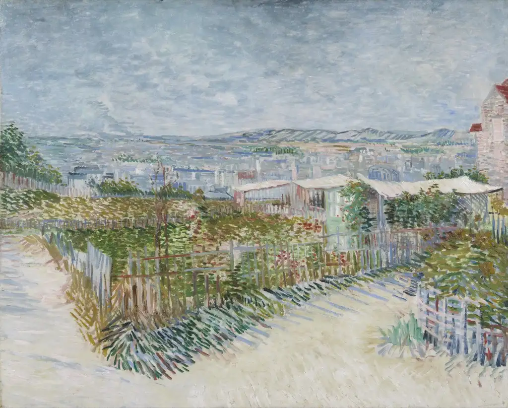 Vegetable Gardens in Montmartre2 Van Gogh