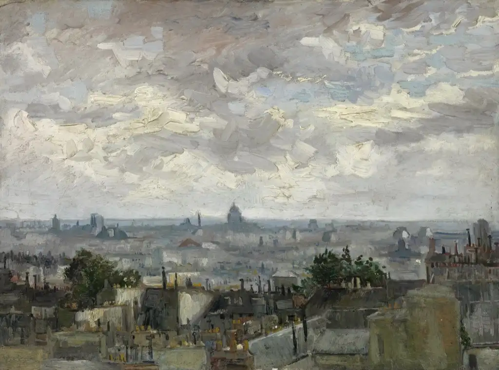 View of Paris Van Gogh