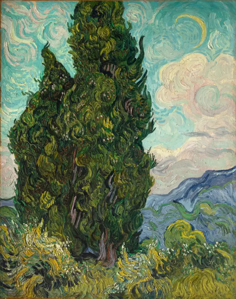 Vincent van Gogh Cypresses Van Gogh