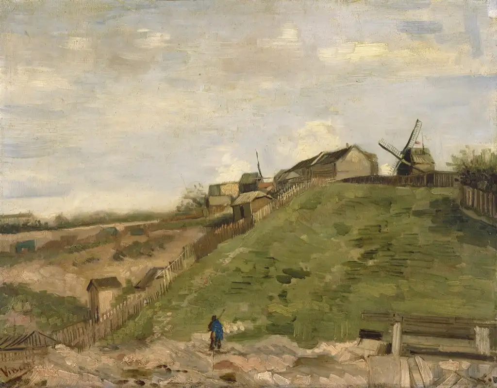 Vincent van Gogh De heuvel van Montmartre met steengroeve Van Gogh