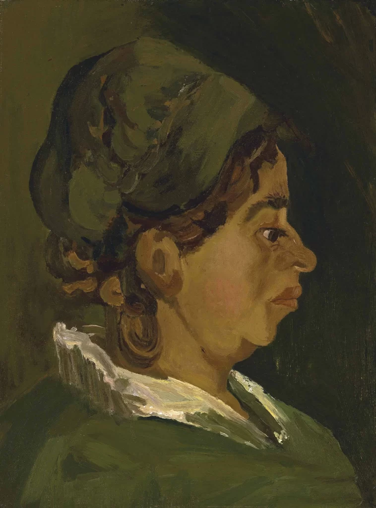 VINCENT VAN GOGH-HEAD OF A PEASANT WOMAN- RIGHT PROFILE Van Gogh