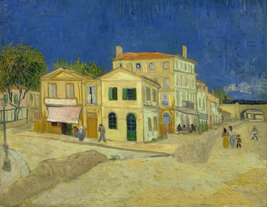Vincents House in Arles The Yellow House Van Gogh