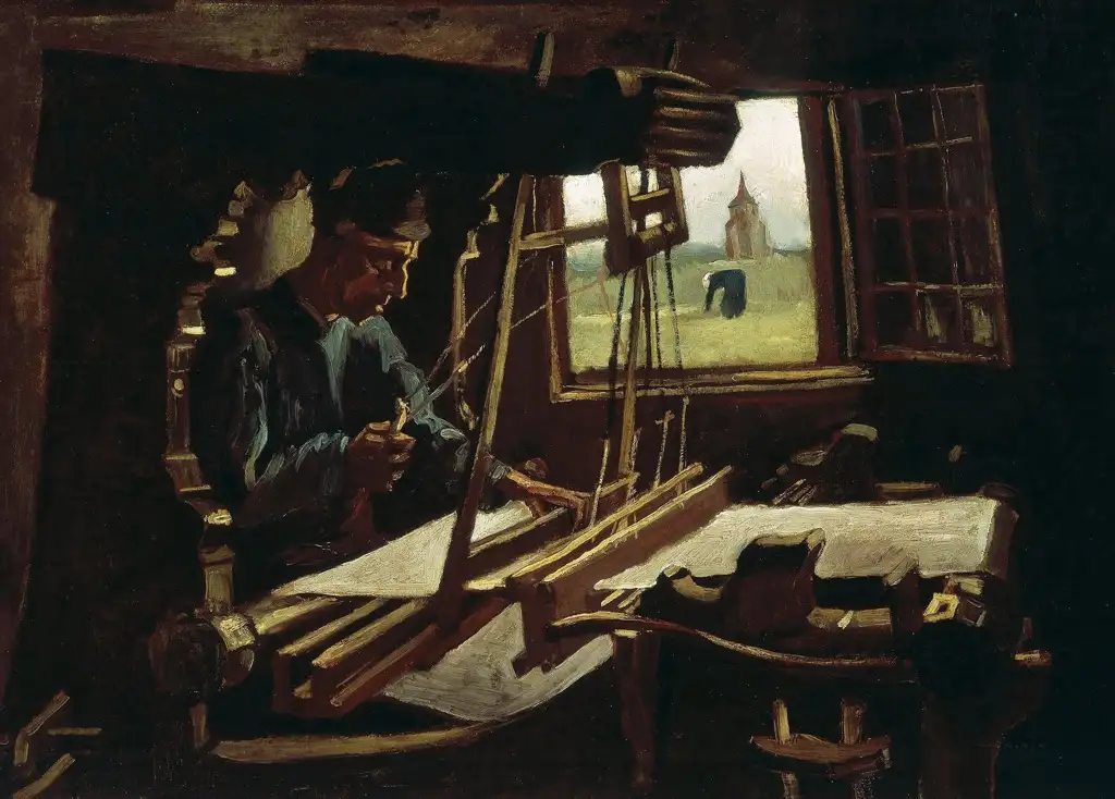 Weaver near an Open Window Van Gogh