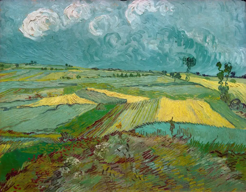 Wheat Fields at Auvers Under Clouded Sky Van Gogh