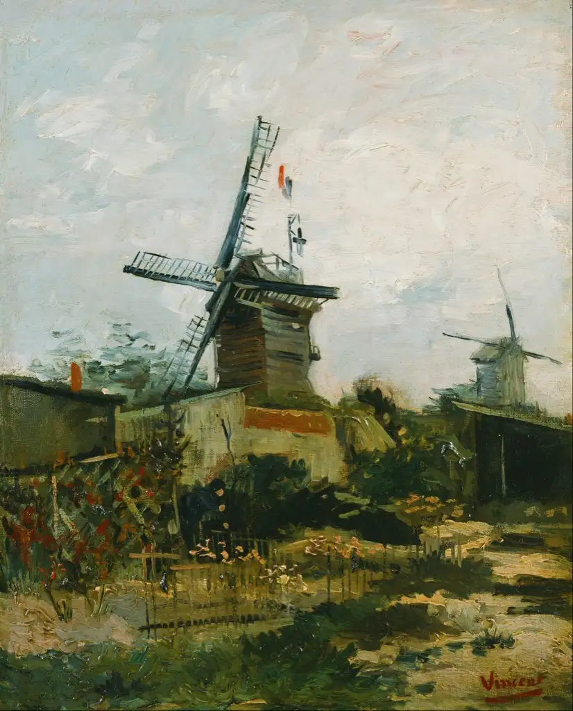 Windmills on Montmartre 1886 Van Gogh