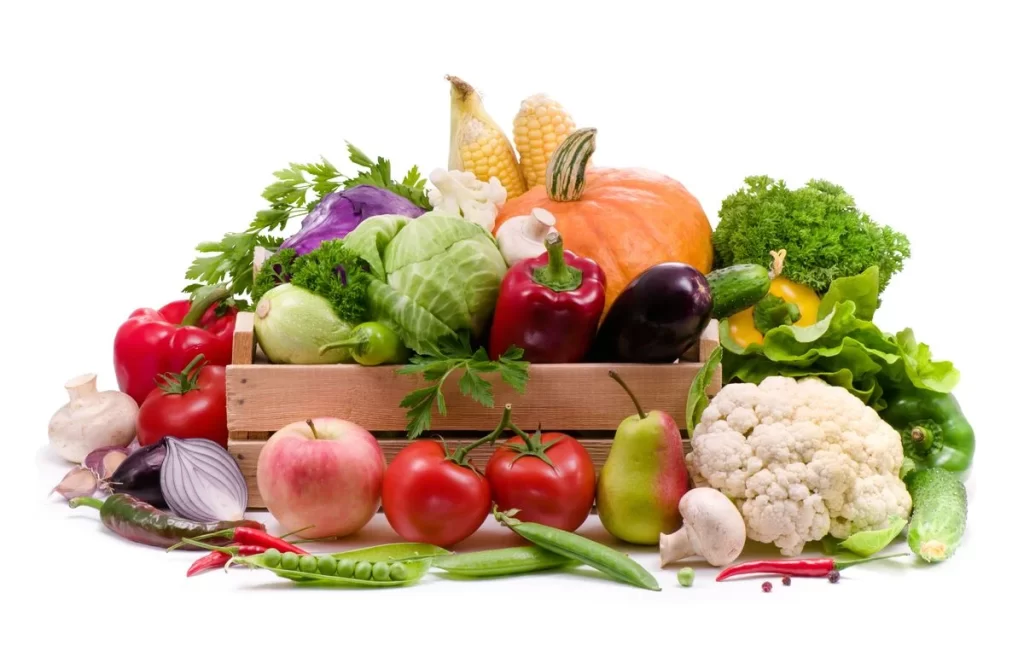 vegetables fruits produce fresh healthy